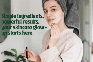 Best DIY face masks for glowing skin applied by a woman using natural ingredients in a home skincare routine.